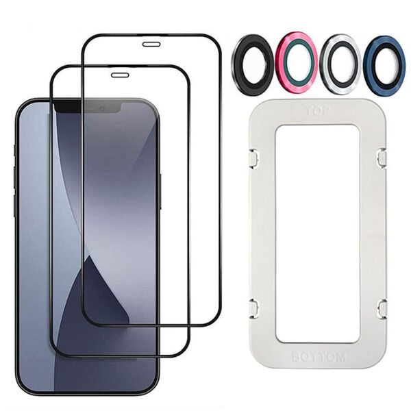 Compatible With Tempered Glass Screen Protector For   11 Pro Max 12 Mini 11Pro 12Pro XS X XR 7 8 Plus 6 6S SE 5S Protection Film – Bild 2