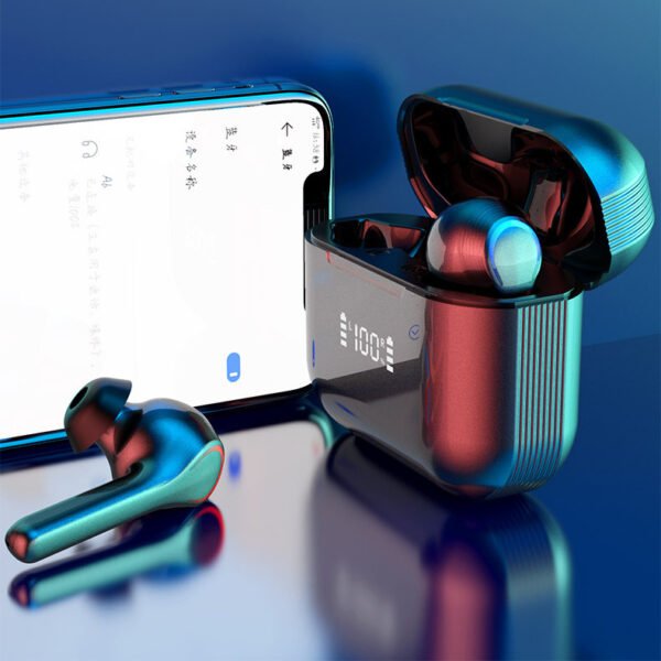 Touch Control Bluetooth Mini Earphones for Sports Music Stereo Digital Display in-ear Wireless Earbuds – Bild 4