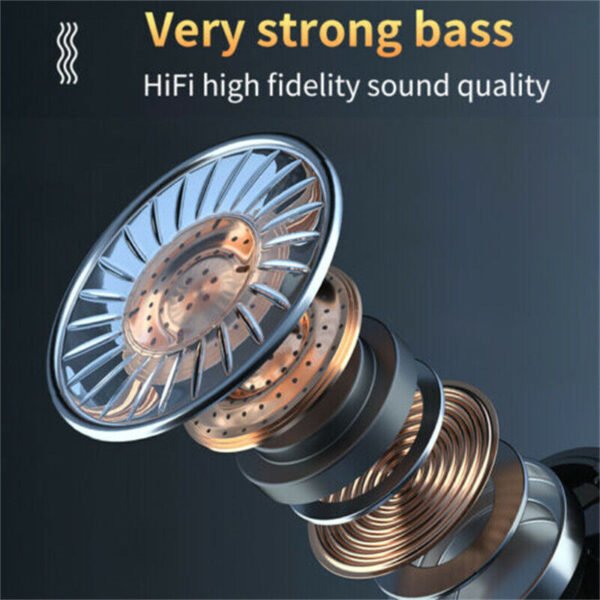 TWS Wireless 5.1 Waterproof Bluetooth Sports Waterproof Earphones – Bild 4