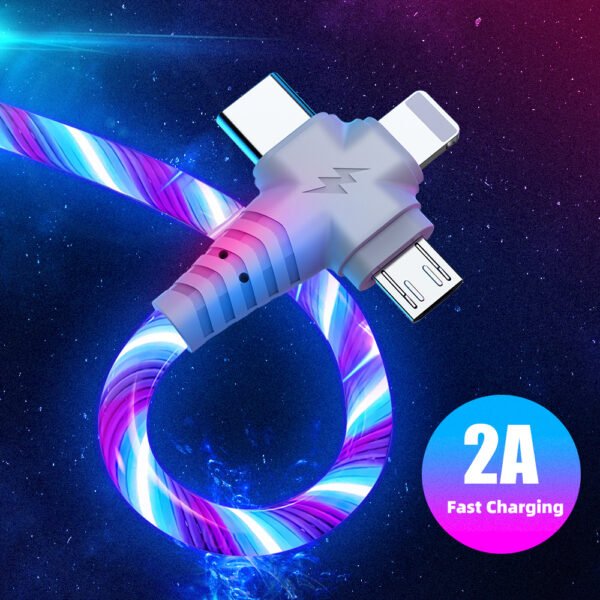 Fast charging cable aluminum alloy streamer data cable – Bild 2