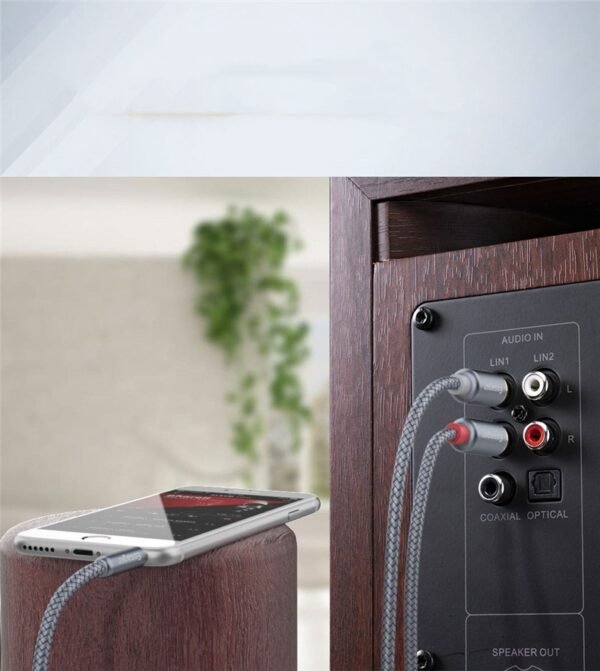 Audio Patch Cord Computer Headset Mobile Phone – Bild 6
