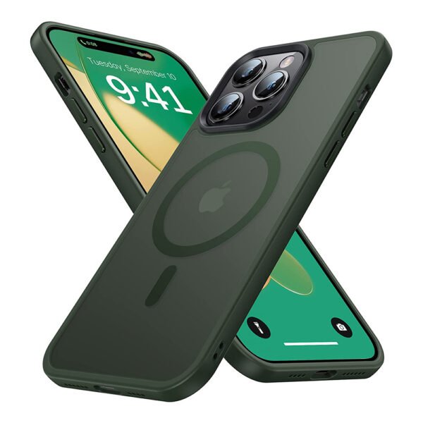 Phone Case Frosted Skin Feeling Inner Airbag Drop-resistant Applicable Iphone15pro Max Magnetic Protective Shell – Bild 9