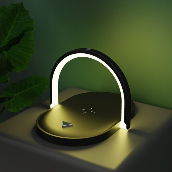 3 In 1 Foldable Wireless Charger Night Light Wireless Charging Station Stonego LED Reading Table Lamp 15W Fast Charging Light – Bild 8