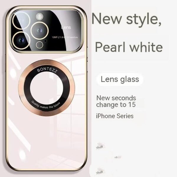 Apple 14 Phone Case Seconds To 15 Large Windows Baked Porcelain Without Logo Magnetic Suction Simple High – Bild 5