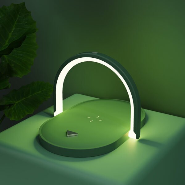3 In 1 Foldable Wireless Charger Night Light Wireless Charging Station Stonego LED Reading Table Lamp 15W Fast Charging Light – Bild 9