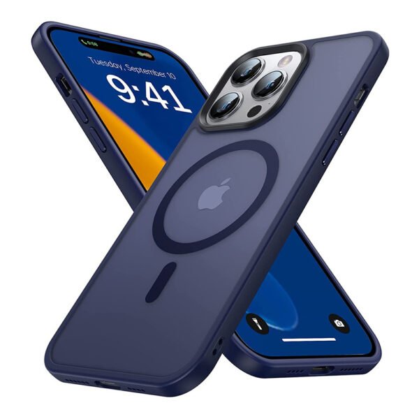 Phone Case Frosted Skin Feeling Inner Airbag Drop-resistant Applicable Iphone15pro Max Magnetic Protective Shell – Bild 7