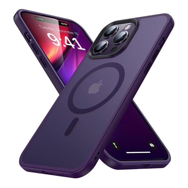 Phone Case Frosted Skin Feeling Inner Airbag Drop-resistant Applicable Iphone15pro Max Magnetic Protective Shell – Bild 8