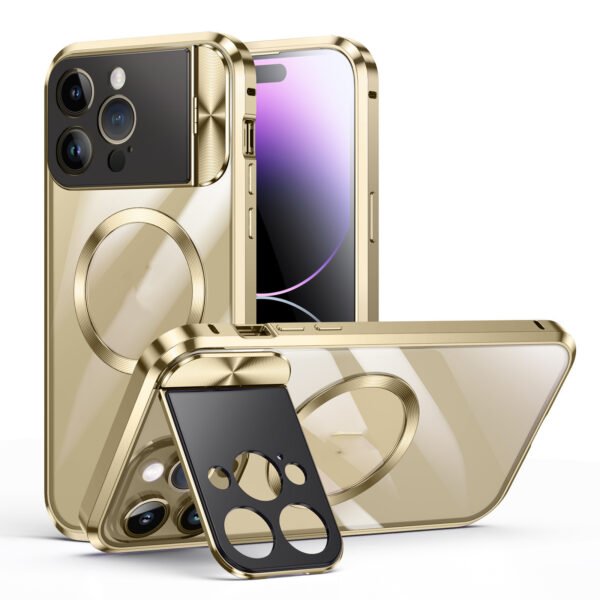 Metal Frame Phone Case Backboard Single-sided Large Window Bracket Suitable – Bild 5