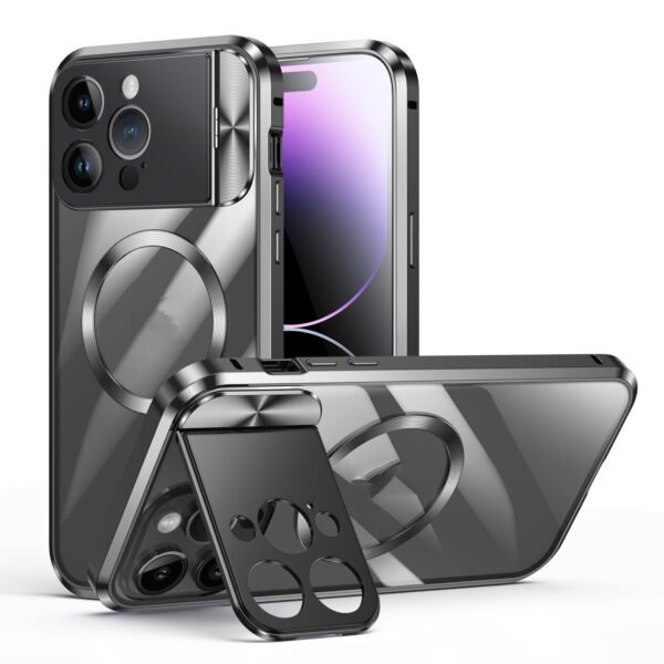 Metal Frame Phone Case Backboard Single-sided Large Window Bracket Suitable – Bild 2