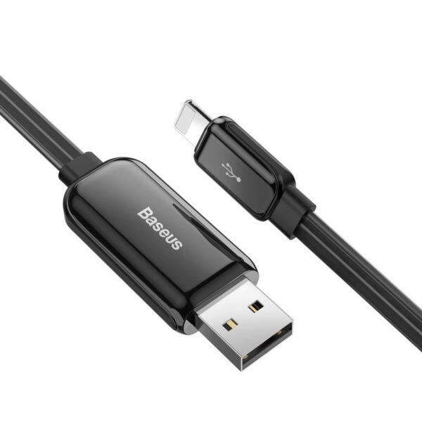 Compatible With , Compatible With , Baseus Flat Glowing 2.4A USB Cable For  Xs Max 8 Plus 1M Fast Charging Sync Data Line LED USB Cable For  SE 7 Cabo – Bild 5
