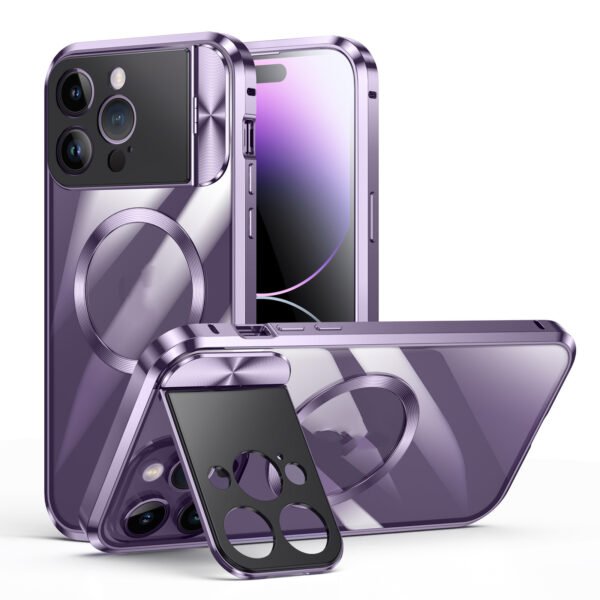 Metal Frame Phone Case Backboard Single-sided Large Window Bracket Suitable – Bild 7