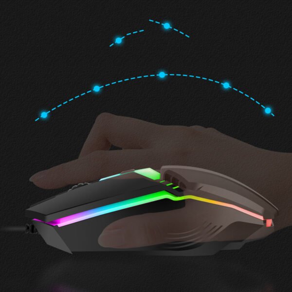 Wired Mouse Usb Glowing Computer Competitive Game – Bild 6