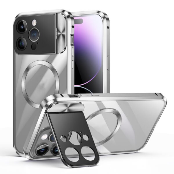 Metal Frame Phone Case Backboard Single-sided Large Window Bracket Suitable – Bild 6