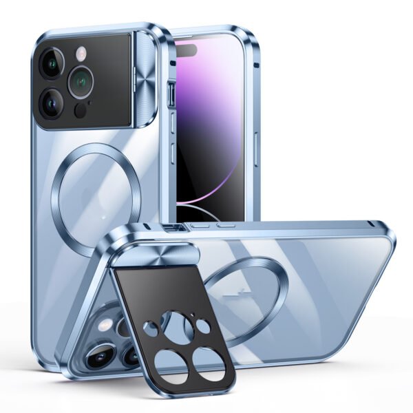 Metal Frame Phone Case Backboard Single-sided Large Window Bracket Suitable – Bild 4