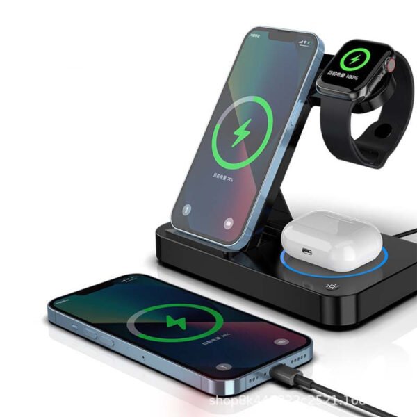 Folding Three-in-one Wireless Charging Stand – Bild 3