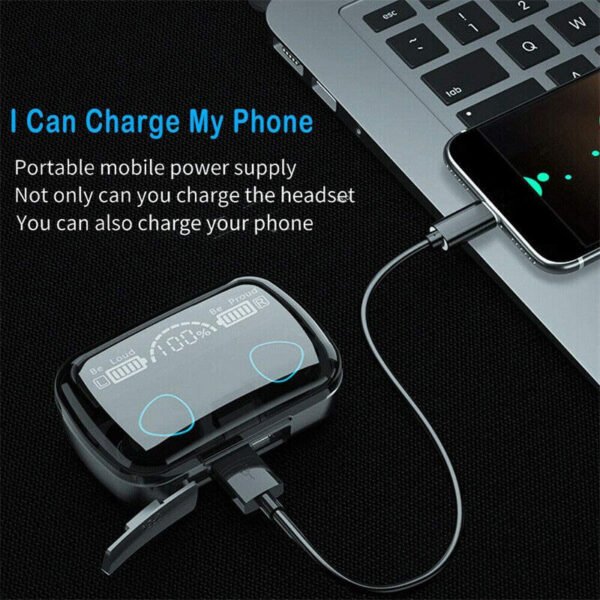 TWS Wireless 5.1 Waterproof Bluetooth Sports Waterproof Earphones – Bild 6