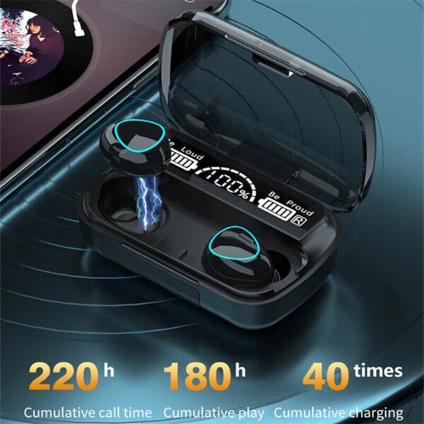 TWS Wireless 5.1 Waterproof Bluetooth Sports Waterproof Earphones – Bild 2