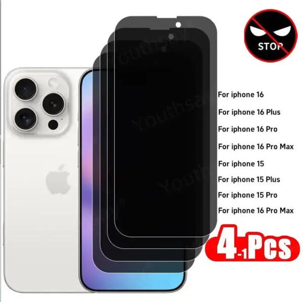 Compatible with Apple , Anti-peeping Toughened Film For Mobile Phones – Bild 9