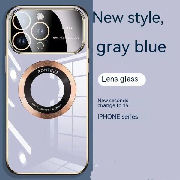 Apple 14 Phone Case Seconds To 15 Large Windows Baked Porcelain Without Logo Magnetic Suction Simple High – Bild 4