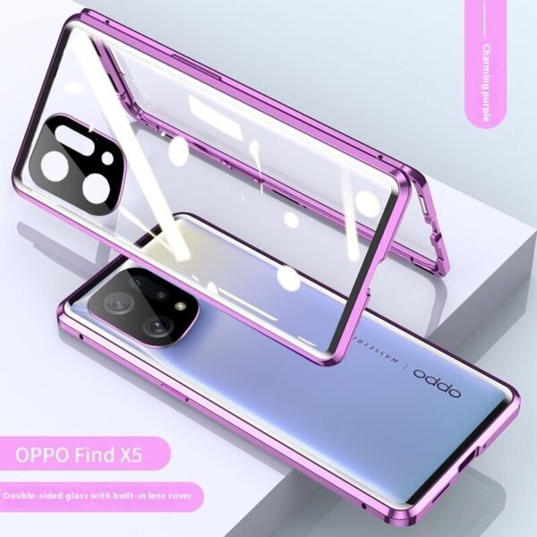 Phone Case Magnetic King Double-sided Glass Protection – Bild 8