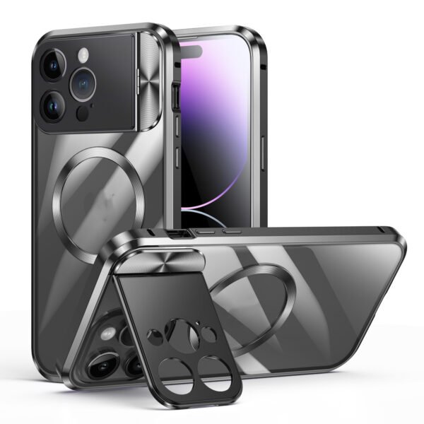 Metal Frame Phone Case Backboard Single-sided Large Window Bracket Suitable – Bild 8